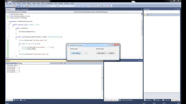 [Vídeo 2] Trabalhos Assíncronos com BackgroundWorker CSharp смотреть онлайн