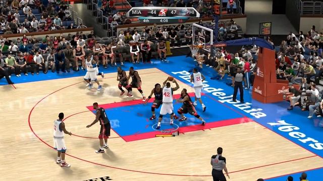 NBA 2K10 (Gameplay): Philadelphia 76ers vs. Miami Heat (3rd & 4th Quarter) смотреть онлайн