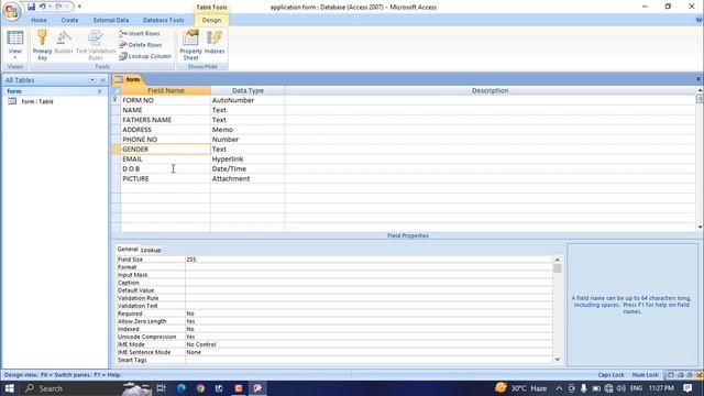 Microsoft Access 2007 Bangla Tutorial. Data Entry ms access. смотреть онлайн