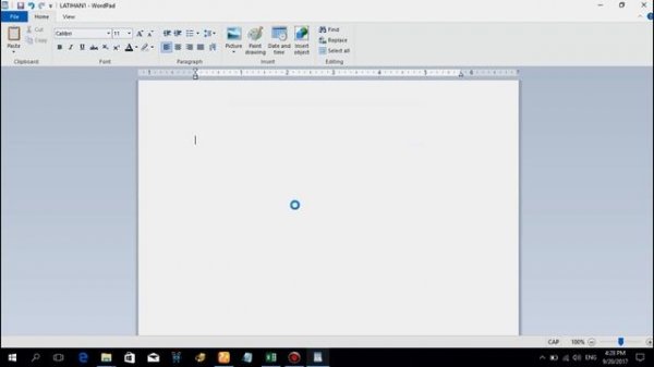 WORDPAD- WINDOWS- 10