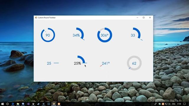 Shift Round Trackbar | .NET Control | Winforms смотреть онлайн