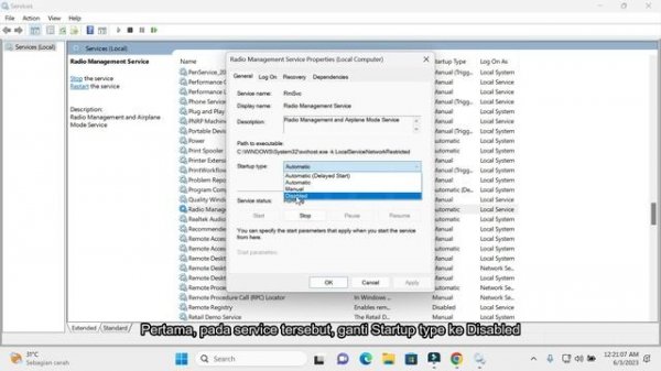 Stop Windows Services Error 1061 (SOLVED)