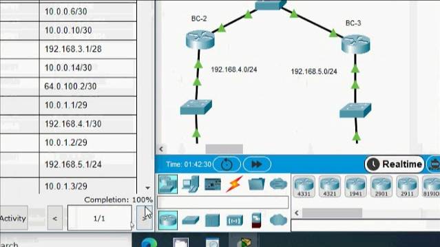 2.7.1 Packet Tracer - Single-Area OSPFv2 Configuration смотреть онлайн