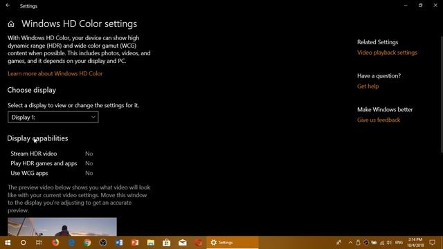 Windows 10 October 2018 update New HDR display settings are now available смотреть онлайн
