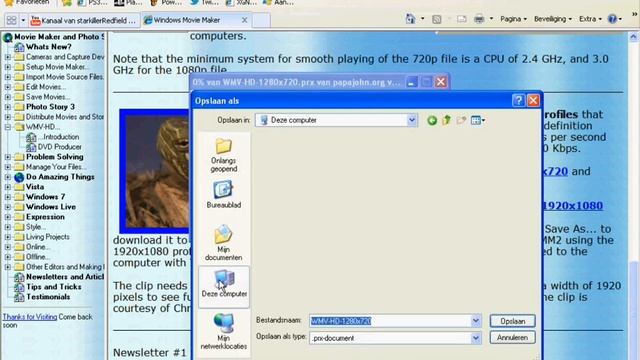 How to make 720P movies with windows Movie Maker for XP. смотреть онлайн
