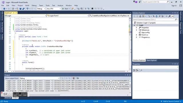 C# Login Form Design (Rounded Corner) - Part 2 смотреть онлайн