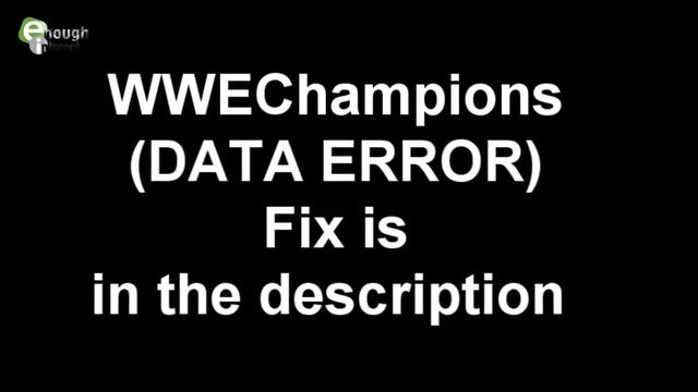 How To Fix WWE Champions DATA ERROR on the loading screen смотреть онлайн
