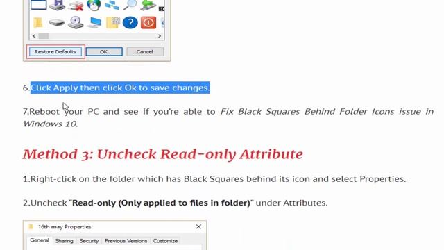 How to fix black squares behind folder icons смотреть онлайн