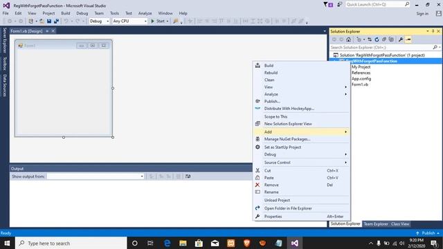 VB.Net CRUD Operation with Forgot password function Part 1 смотреть онлайн