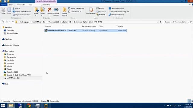 Instalación VMware vSphere Client 6.0 смотреть онлайн