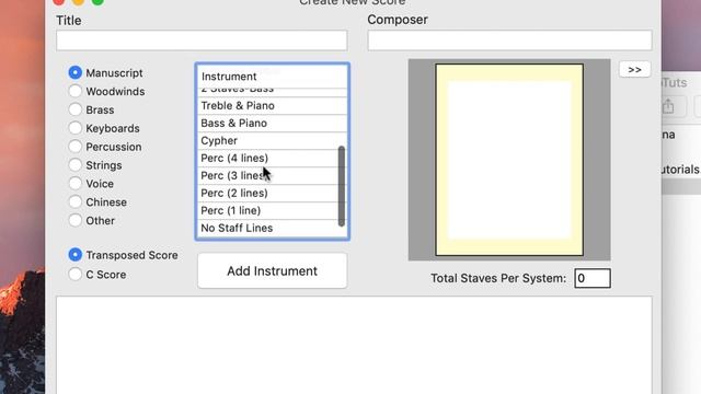 NoteAbility Pro Music Notation Software Tutorial I: Basic Score Setup смотреть онлайн