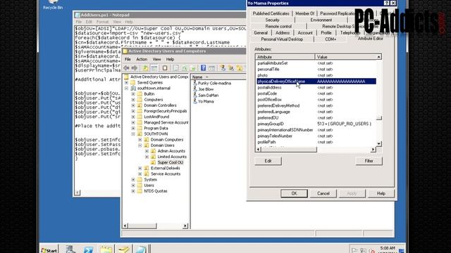 Server Basics (10) | Adding more fields while creating multiple users at once in AD using Powershel смотреть онлайн