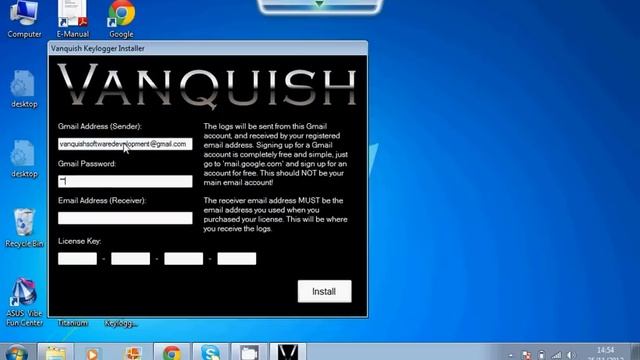 How to install Vanquish Keylogger смотреть онлайн