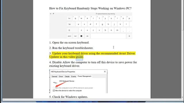 Fix Keyboard Randomly Stops Working on Windows 11/10/8/7 PC смотреть онлайн