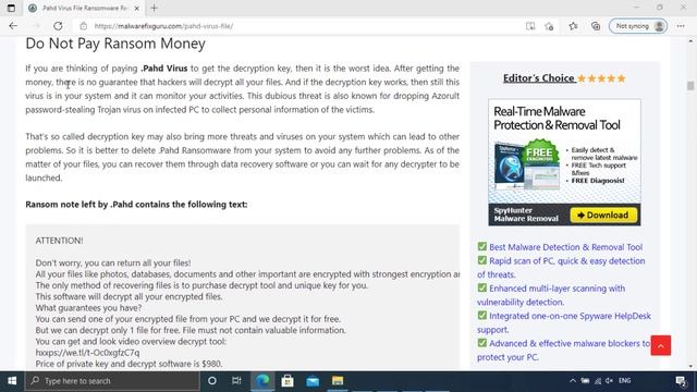Pahd File Virus Ransomware [.Pahd] Removal and Decrypt .Pahd Files смотреть онлайн