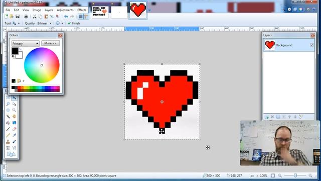 Pixel Art Basics In Paint.Net - The Pixel Heart