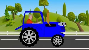 Синий трактор - песенка про тракторёнок.