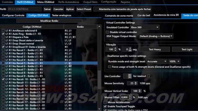 DS4Windows Assistencia de mira dupla + NO-RECOIL + AUTO-PING E MUITO MAIS CONFIGURAÇÃO DISPONIVEL смотреть онлайн