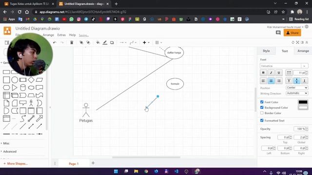 Tutorial membuat Use Case Diagram menggunakan Draw.io смотреть онлайн