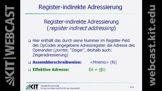 09: Befehlssatzarchitektur (Instruction Set Architektur ISA): Die Hardware-Software-Schnittstelle смотреть онлайн