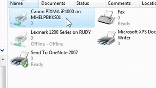 How to set the default printer in Outlook 2007 смотреть онлайн
