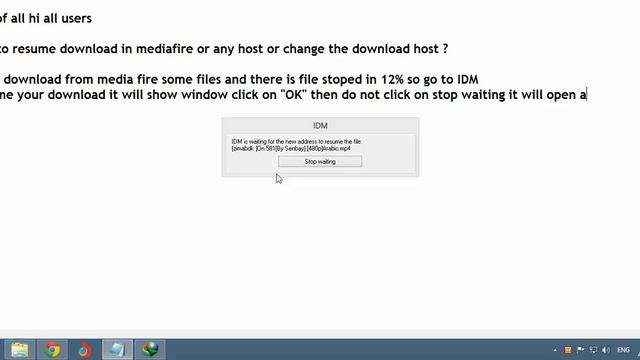how to resume download in mediafire or any host or change the download host in a download ? link ID смотреть онлайн