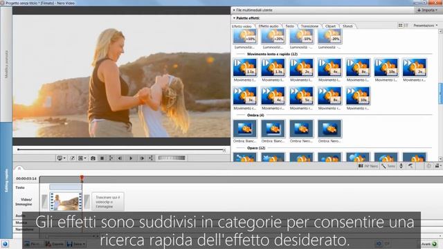Effetti di movimento lento e rapido di Nero Video смотреть онлайн