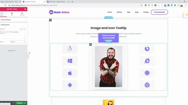 How to add Tooltip in Elementor - Image, Text, and Icon tooltip in elementor page builder смотреть онлайн