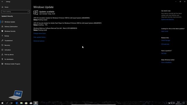 Cumulative update for Windows 10 version 1809 - March 2019 Patch Tuesday! смотреть онлайн
