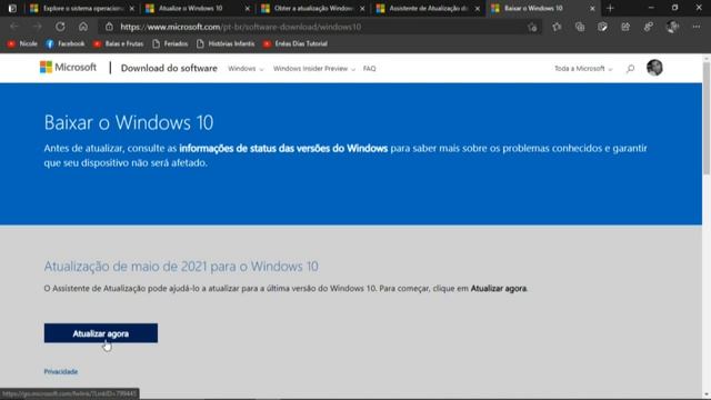 Nova atualização 21H1 do Windows 10 смотреть онлайн