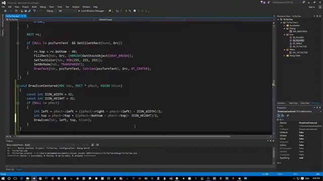 How to program Tic Tac Toe in C++/Visual Studio/Windows API #11 - Adding Images using Icons смотреть онлайн