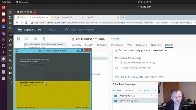 VMWare vCenter - Upgrade IBM x3650 M3 from ESXi 6.5 to ESXi 6.7 with vSphere Update Manager - Remix смотреть онлайн