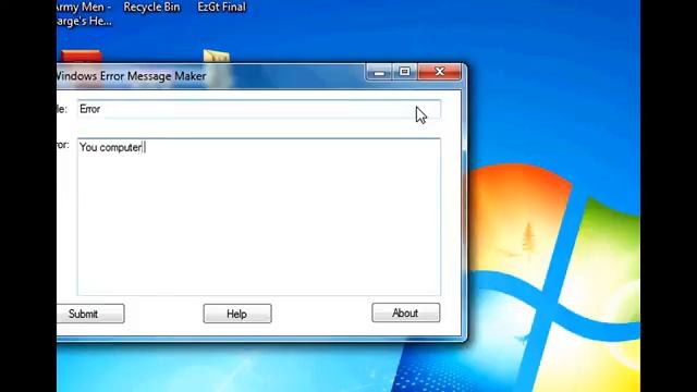 Error Message Maker смотреть онлайн