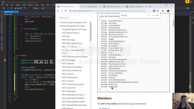 SSD or HDD? - Using C++ with Wmi MSFT_PhysicalDisk to find out! смотреть онлайн