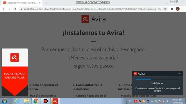 INSTALACION DE ANTIVIRUS AVIRA смотреть онлайн