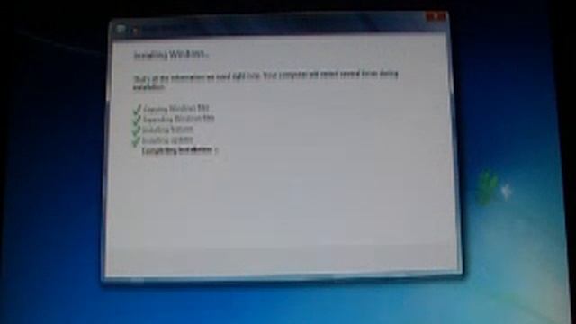 Installing Windows 7 смотреть онлайн