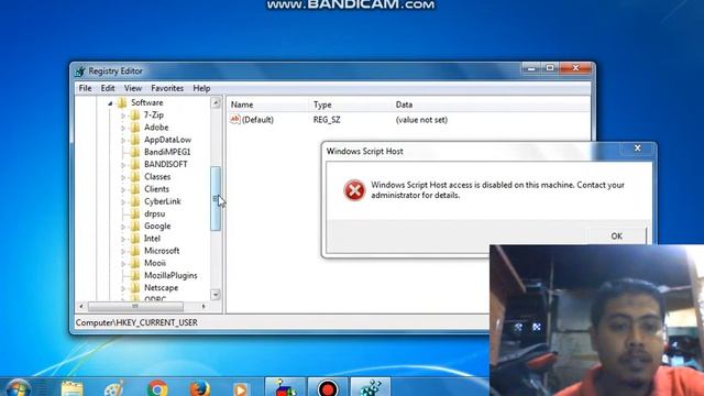 cara mengatasi windows Script host access is disabled on this machine. смотреть онлайн