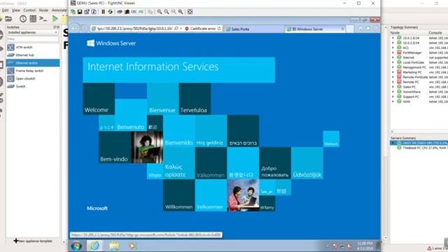 3 Testing the Web Portal and Bookmarks, Downloading and Installing FortiClient смотреть онлайн