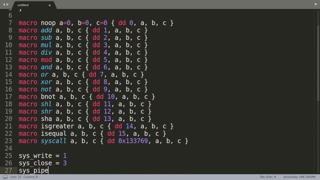 breakingin 1.5: automating assembly with FASM macros смотреть онлайн