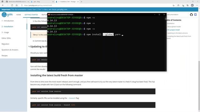 Instalando #Yarn no linux em WSL do Microsoft Windows смотреть онлайн