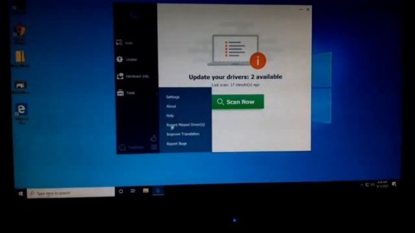 Driver Easy error information