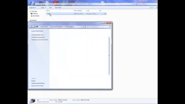 How to activate secret Windows 7 themes! смотреть онлайн