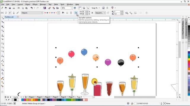 Artistic Media Tool in Coreldraw | CorelDraw Toolbox Episode 7 смотреть онлайн