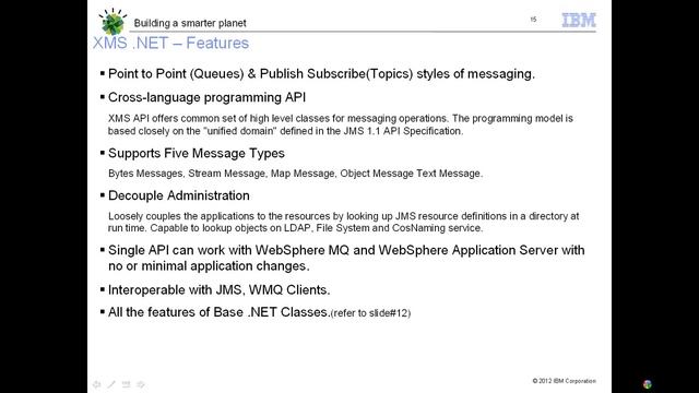 Web Sphere MQ's .NET Stack смотреть онлайн