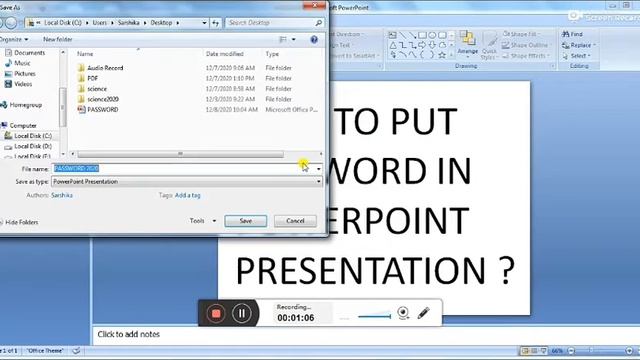 how to put password in powerpoint presentation easily in windows 7 смотреть онлайн