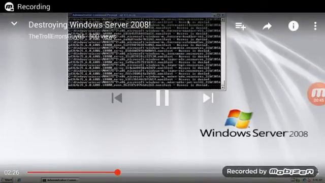 Destroying windows server 2008 bulid 6001 смотреть онлайн