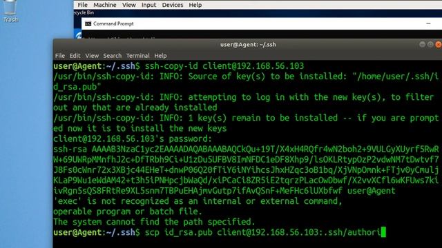 SSH exchange keys between Windows 10 and Linux смотреть онлайн