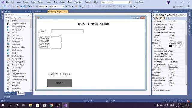 basic tools in visual studio windows form application c#. смотреть онлайн