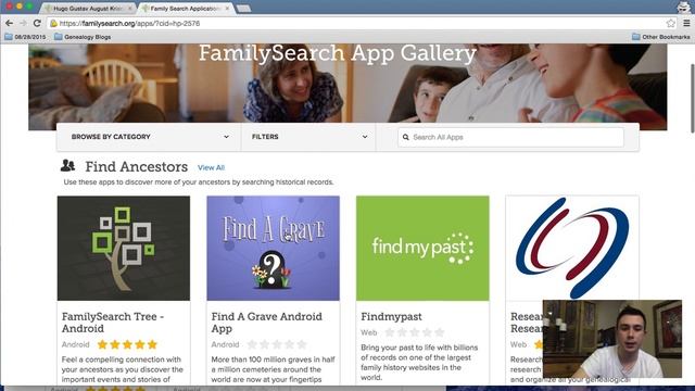 FamilySearch.org App Gallery