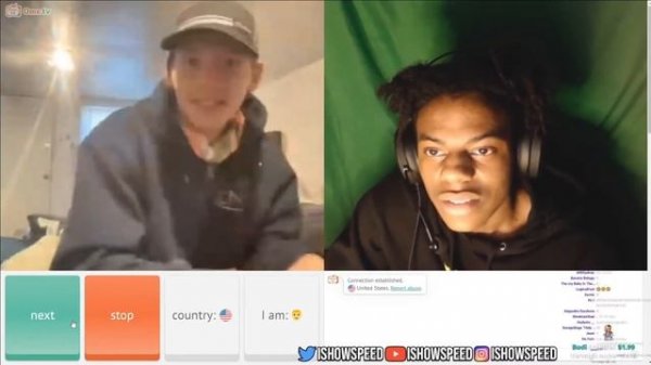 IShowSpeed Goes on Omegle! - "OH ITS WEDSDAY" Stream